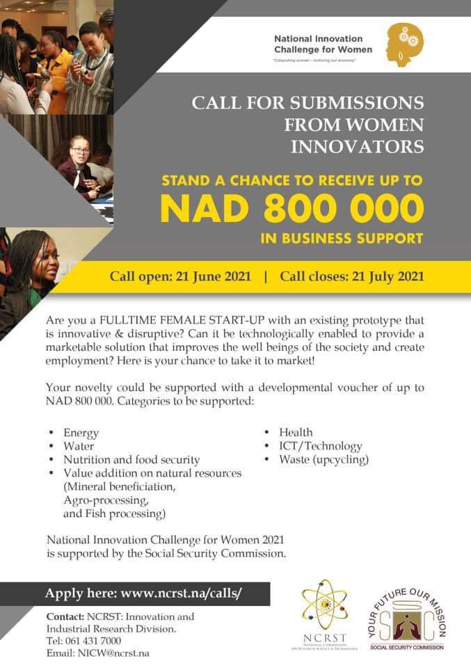 CALL FOR SUBMISSIONS FROM WOMEN INNOVATORS