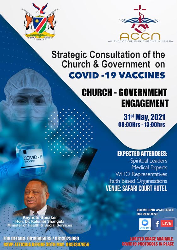 Strategic Consultation of the Church Government on COVID19 VACCINES