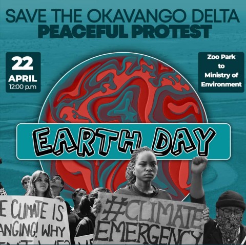Save the Okavango Delta Peaceful Protest for Earth Day