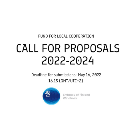 Finnish Embassy - Fund for Local Cooperation: Call for Proposals 2022-2024 is open - 16 May 2022