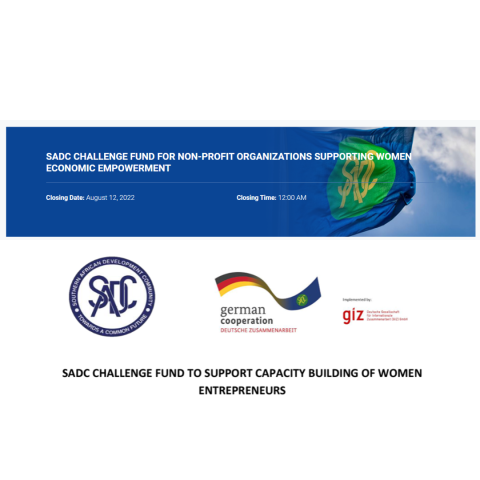Call for Proposals: SADC Challenge Fund for NPOs Supporting Women Economic Development - 12 August 2022
