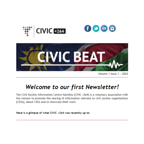 CIVIC BEAT: Read our First CIVIC +264 Newsletter!