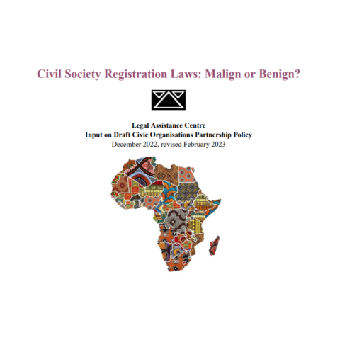 LAC - Civil Society Registration Laws: Malign or Benign?
