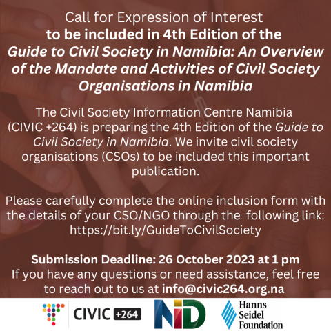 CIVIC-264-Activity-2023-10-31-Guide-to-Civil-Society-in-Namibia---Poster_BT-V2F