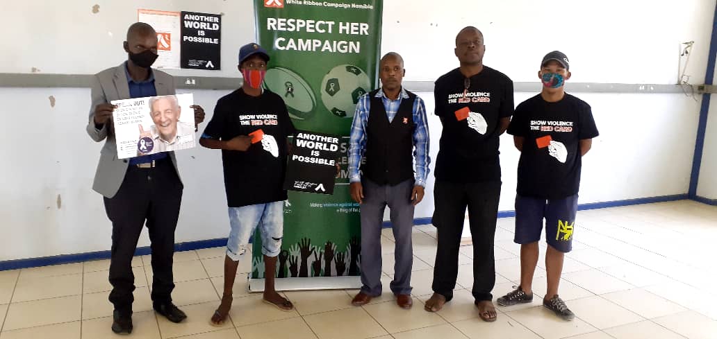 During the Launch of Respect Her Campaign & Show Violence the Red Card