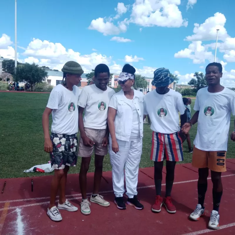 REAL DC members giving technical support to the A.I.Steenkamp Primary interhouse athletics